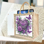 Preview: Diamond Painting Tragtasche Herz Schmetterlinge